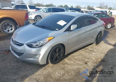 2013 Hyundai Elantra Gls z USA, uszkodzony, nr VIN 5NPDH4AE7DH320534